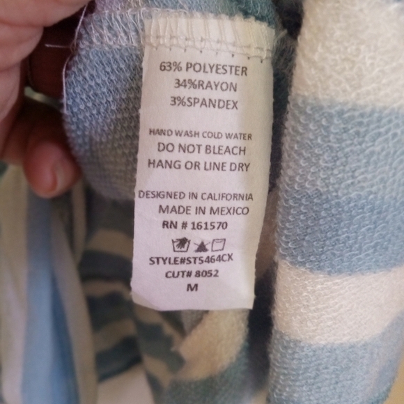 Sugar Fox ruffle vneck sleeveless terry babydoll top - Picture 5 of 8